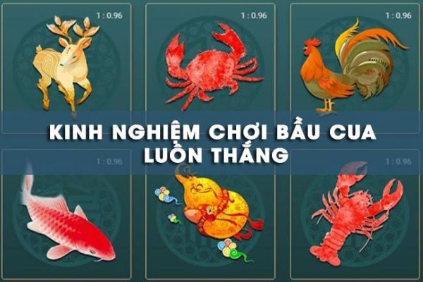 Kinh nghiệm chơi bầu cua tôm cá